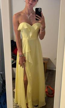 Yellow Prom Dress