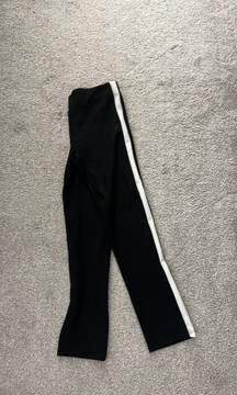 Black Pants With White Stripe 