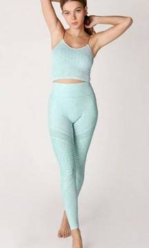 NEW Aqua Blue Green Vintage High Waisted Jeggings