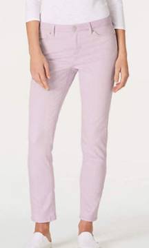 Authentic Fit Slim Ankle Lavender Jeans