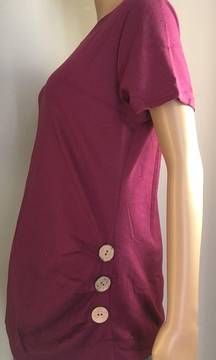 Maroon Button Shirt