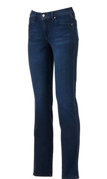 Slim Straight-Leg Jeans (4R) D108