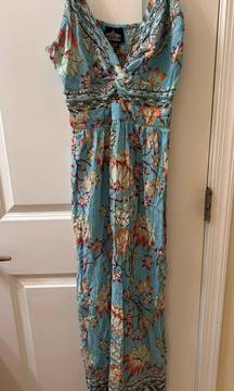 Front Twist Maxi Dress