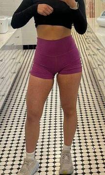 Purple Biker Shorts