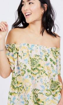 Floral Off The Shoulder Top