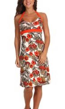 Iliana Halter dress coral bienvinido  Size medium