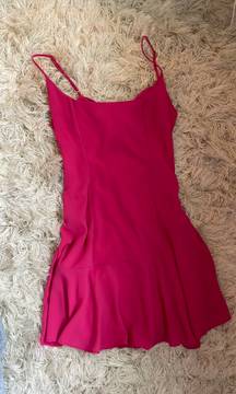 Hot Pink Mini Dress