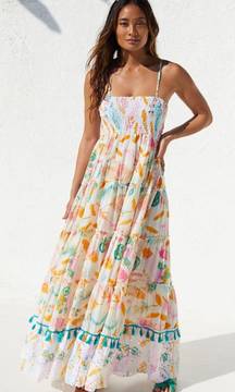 Tiered Cotton Maxi Dress