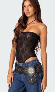 Alina Sheer Lace Bodysuit