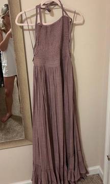 Purple maxi dress