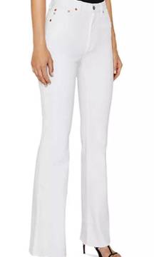 NWT White High Rise Bootcut Jeans