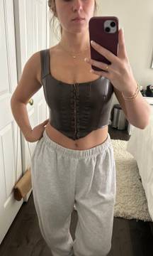 Leather Top