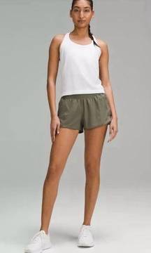 Lululemon Hotty Hot High-Rise Lined Short 4" size 6 Carob Brown