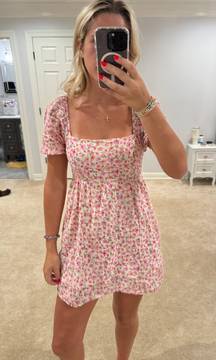 floral mini dress