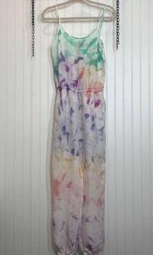 n:philanthropy Womens Lennox Jumpsuit Multicoloured Tie Dye Jogger Size XS