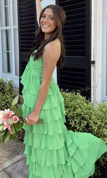 Tiered Prom Dress  