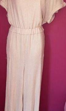 Wonderly Boat Neck Wide Leg Jumpsuit Romper Ribbed Nwt Size Xl