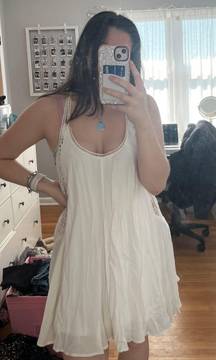White Flowy Dress 