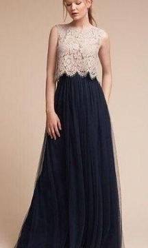 Anthropologie BHLDN Jenny Yoo Louise Tulle Skirt Size 4. B-10