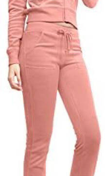 Pink Velour Track Set