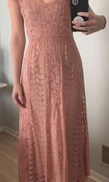 Long Lace Dress