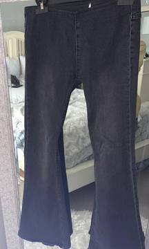 Black Flare Jeans