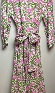 Victoria Dunn Folly Petal Pink Maxi Dress Sz. XS/M