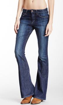 Joes Jeans Dark Wash Lowrise Flare Visionaire Flare Jeans 