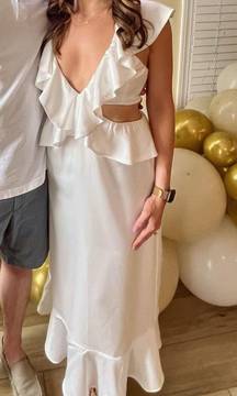 White Midi Dress