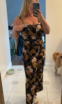 Hawaiian Floral Jumpsuit