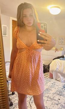 Cute little orange Sundress🌷🌷