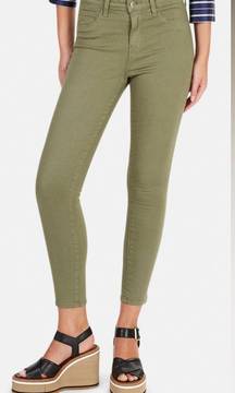 L'agence Margot High-rise Skinny jeans in army green