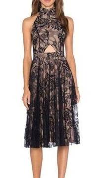 NEW Alexis Georgie Lace Dress Black