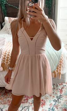 Baby Pink Mini Dress 