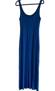 Basic Tank Maxi Dress Blue size M