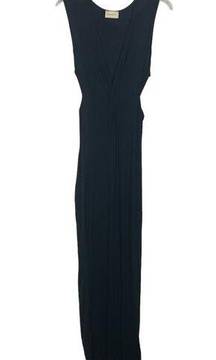 Enough About Me... Black Maxi Sleeveless Dress Size XS/S