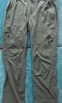 Hunter green/grey Hiking Pants