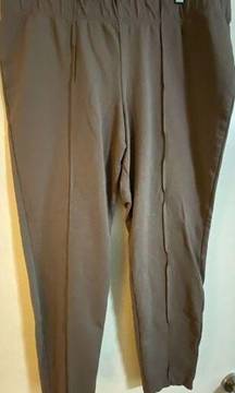 Ava & Viv Grey Elastic Waist Trouser Dress Pants Women's Sz 2X