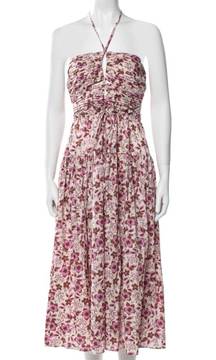 Floral Print Midi Length Dress w/ Tags Size: XS