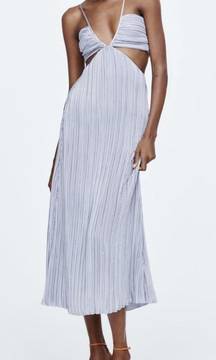 Pleated Maxi Dress