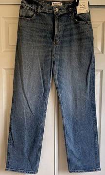 Abercrombie & Fitch The 90s Straight Jean Ultra High Rise