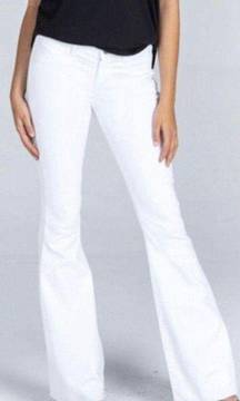 White Flare Jeans