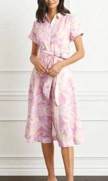 NWT Hill House Lily Candy Kaleidoscope Pink Dress Size XXS