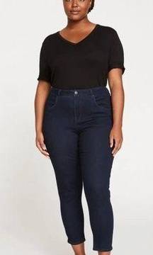 Universal Standard Seine High Rise Skinny Jeans 27 Inch Dark Indigo Size 12