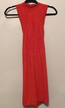 Charlotte Russe NWT  Rust high neck body con dress