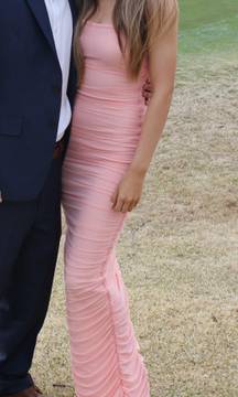 Formal Maxi Dress Light Pink