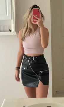 Leather Skirt