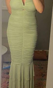 Long Light Green Formal Dress