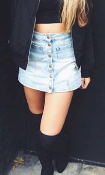 Denim Skirt