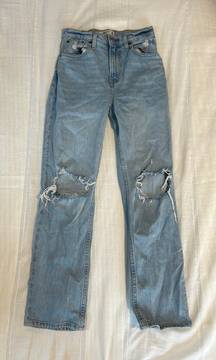 90s Straight Ultra High Rise Jeans